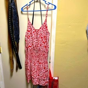 Strappy floral print dress